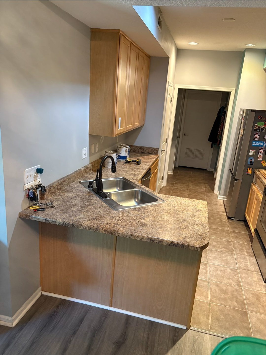 Kitchen before — second angle