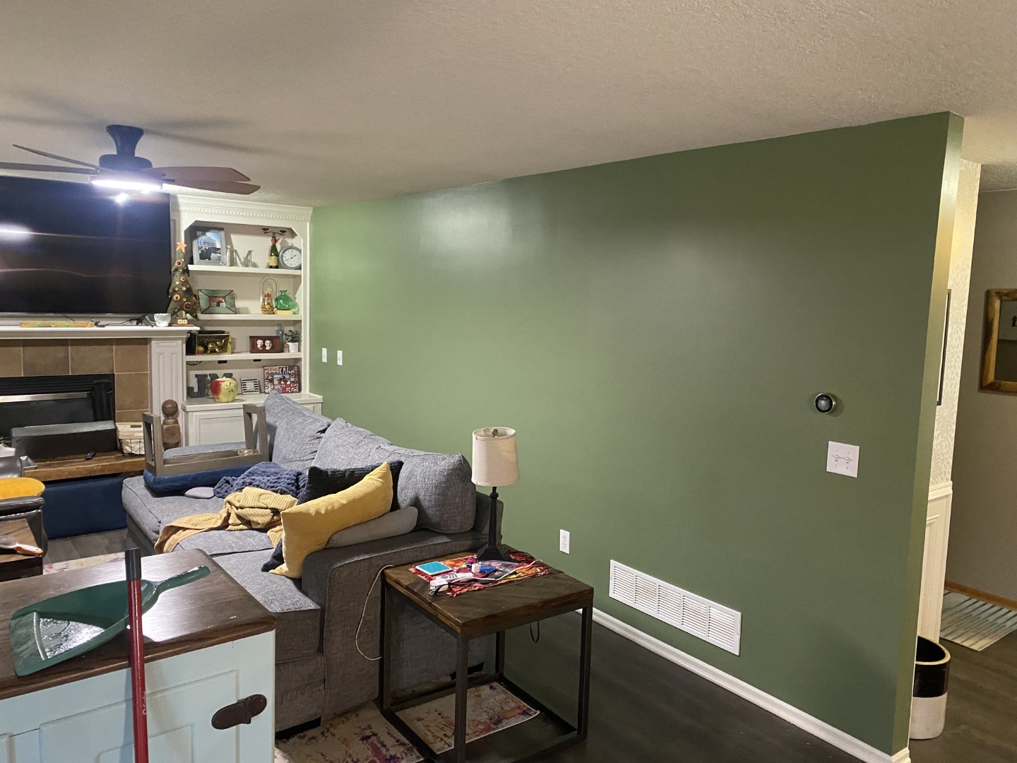 Interior painting after — room 1